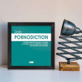 Funny Wall Frames for Home & Office, Quirky Humour Poster with Frame | Green Poster Frame | Unique Gift Idea for Friend, Roommate, Farewell Gift